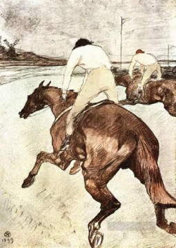 el jockey 1899 Toulouse Lautrec Henri de Pinturas al óleo